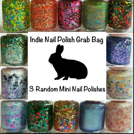 Lot de 3 mini-sacs à vernis à ongles
