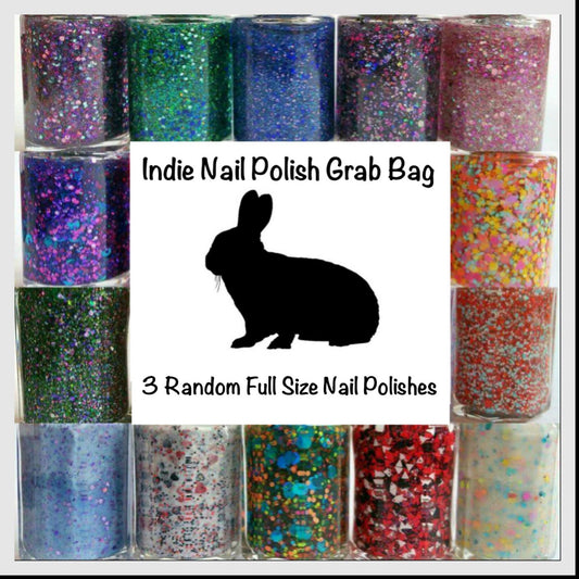 3 Full Size Nail Polish Grab Bag